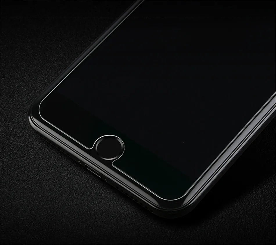50 штук 2.5D Закаленное стекло для Apple iPhone 11 Pro XS Max XR X 8 Plus 7 6 6S SE 5 5S Защитная Пленка Покрывает не полностью