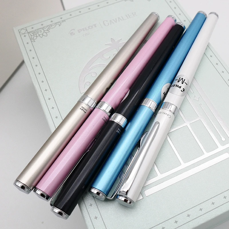 Японская ручка пилот кавалер металлическая чернила французский набор