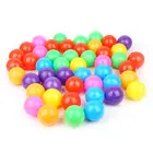 Детские игрушки 10 шт., морские шарики для игр, пластиковые, без фталата, нераздавленные, мягкие, сухие шарики для плавания, детский бассейн