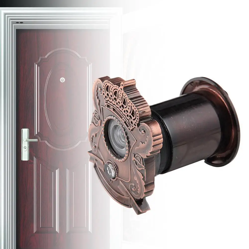 

35mm High Quality Anti-theft Doorbell 2 In 1 Cat Eye Door 220 With Adjustable Degree Angle Doorbell Viewer Wide Peephole E4M7