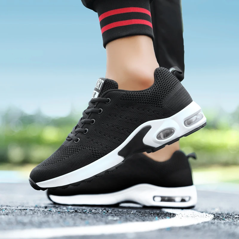 2020 мужские повседневные кроссовки летние уличные для бега сетчатые дышащие с