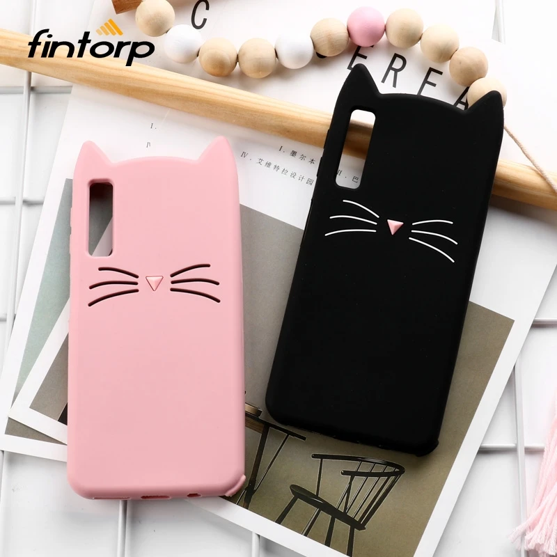 Cat чехол s для samsung Galaxy A7 A8 плюс A6 чехол крышка на samsung S5 A750F A7 A70 A50 A30 A20 S10e S10 рlus Lite Funda