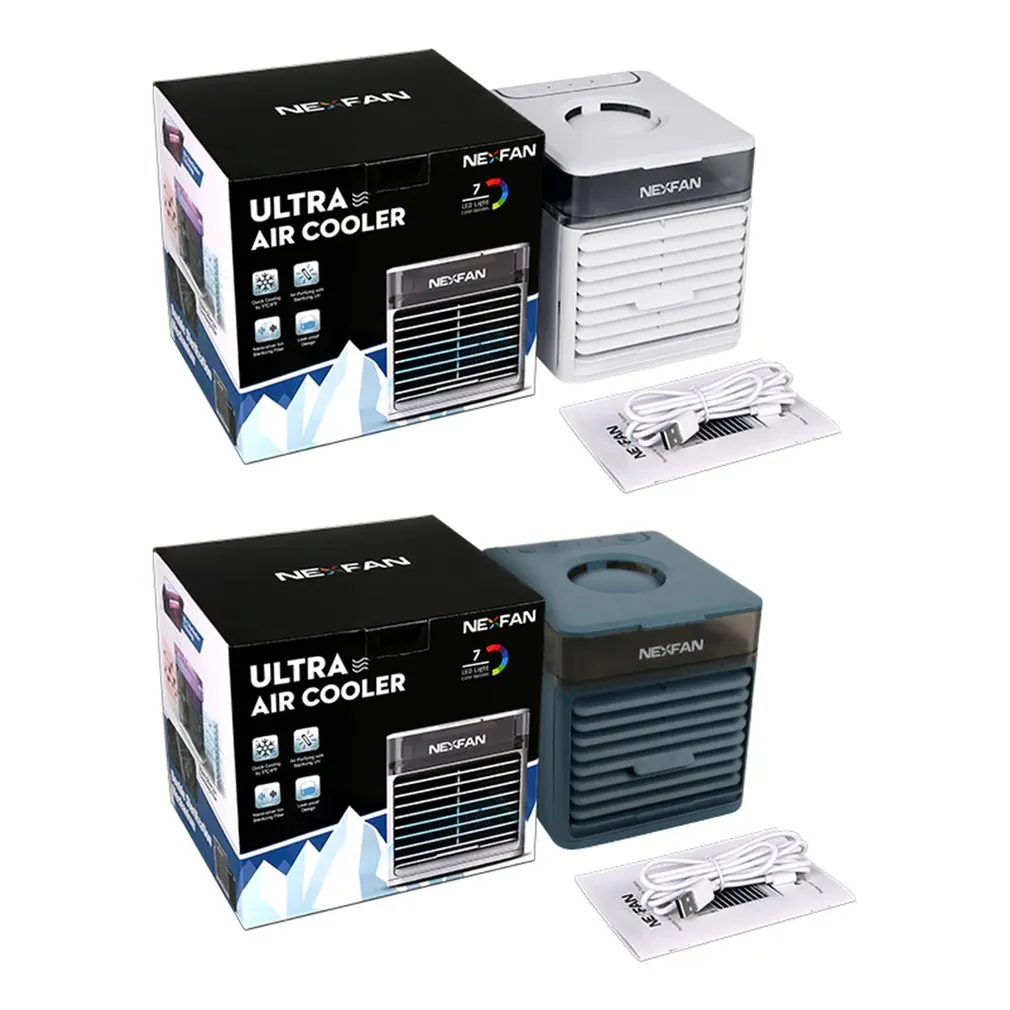 

Portable Air Conditional Handheld Multifunctional Fast Space Air Cooler Fan Purifying Eliminate Odor Three Modes USB Charging