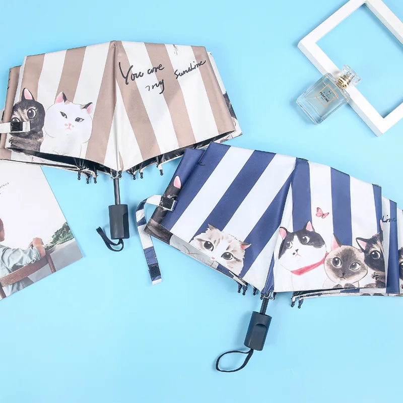 Прочный Ветрозащитный Двойной автоматический 3 складной зонт женский и мужской 10