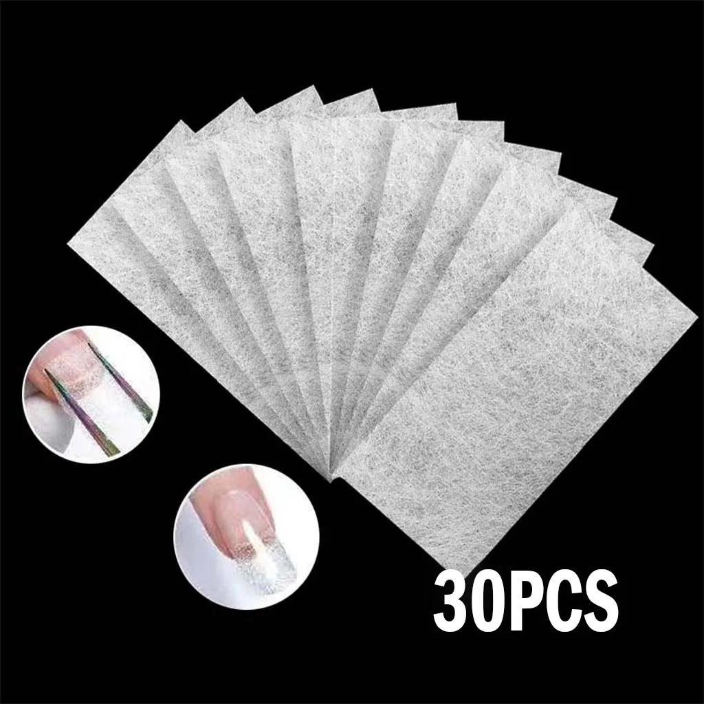 Лучшие продажи 2019 товары 30 шт. для ухода за ногтями стекловолокно шелковые