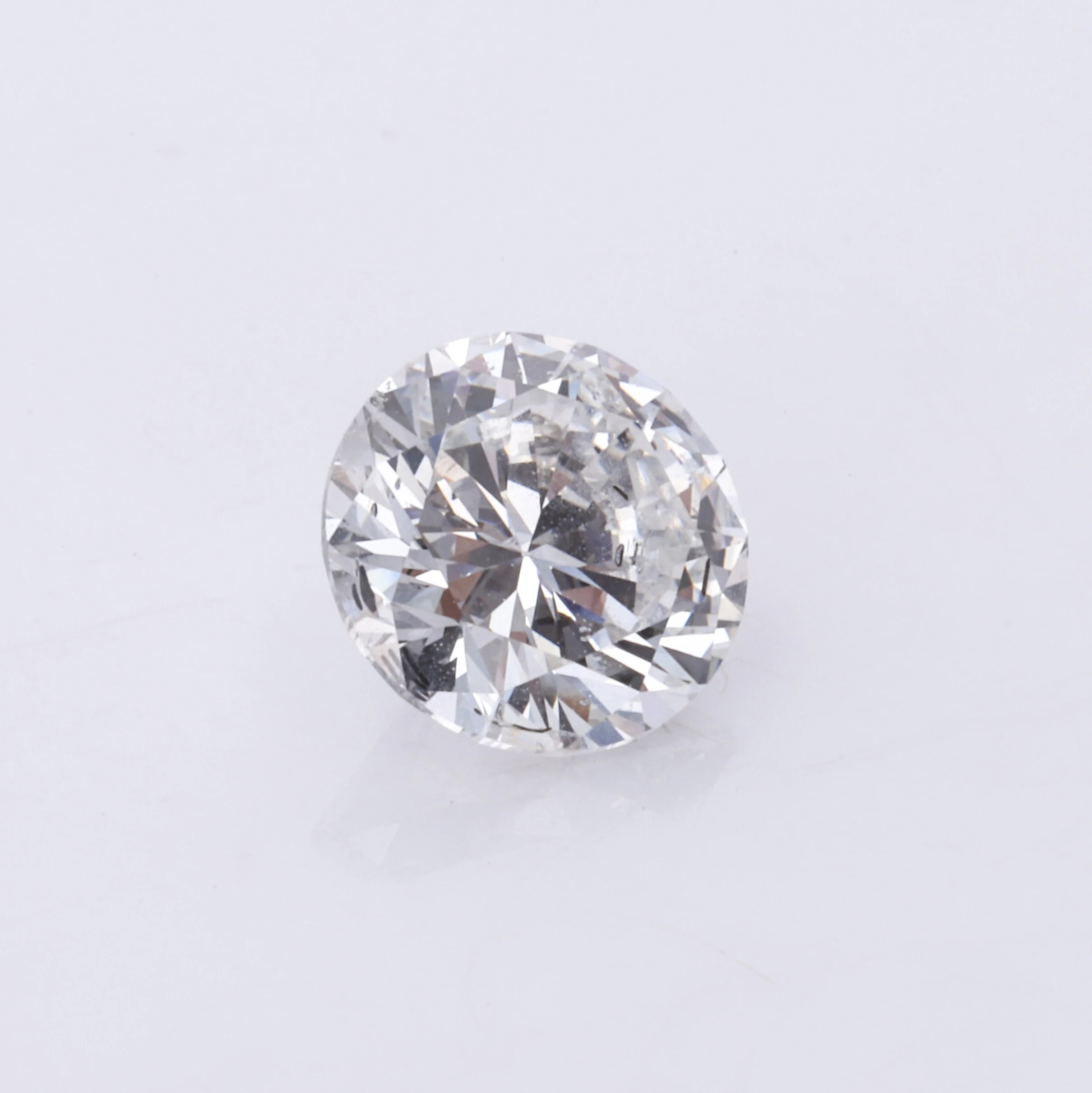 Алмаз круглой формы 1 карат DEF белого цвета прозрачность SI HPHT/CVD Выращенный в