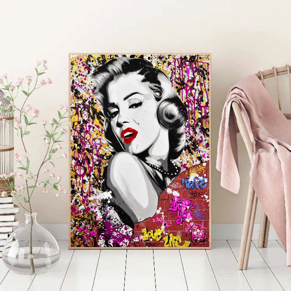 Стены Модульная художественная картина Картина без рамки Hd печатает абстрактная