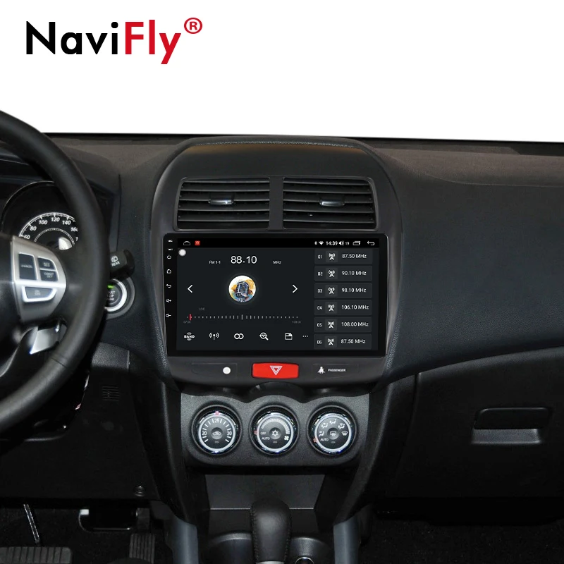 NaviFly 7862 QLED экран 1280*720 Android 10 0 для Mitsubishi ASX 1 2010 - 2016 автомобильный Радио Мультимедиа