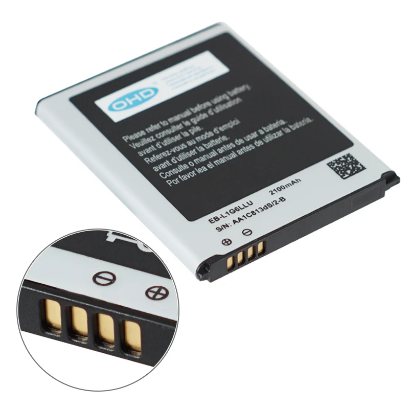 OHD 3 7 v 1500mAh литий ионный аккумулятор для телефона EB425161LU Samsung Galaxy S3 mini S3Mini i8190 i8160 S7562