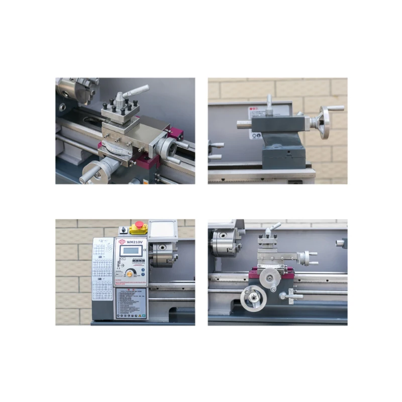 Малый токарный станок WM210V по металлу для бытовых станков Настольный инструмент