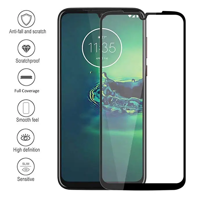 2-в-1 задняя пленка + закаленное стекло для Motorola Moto G8 Plus Защитное экрана на Play |