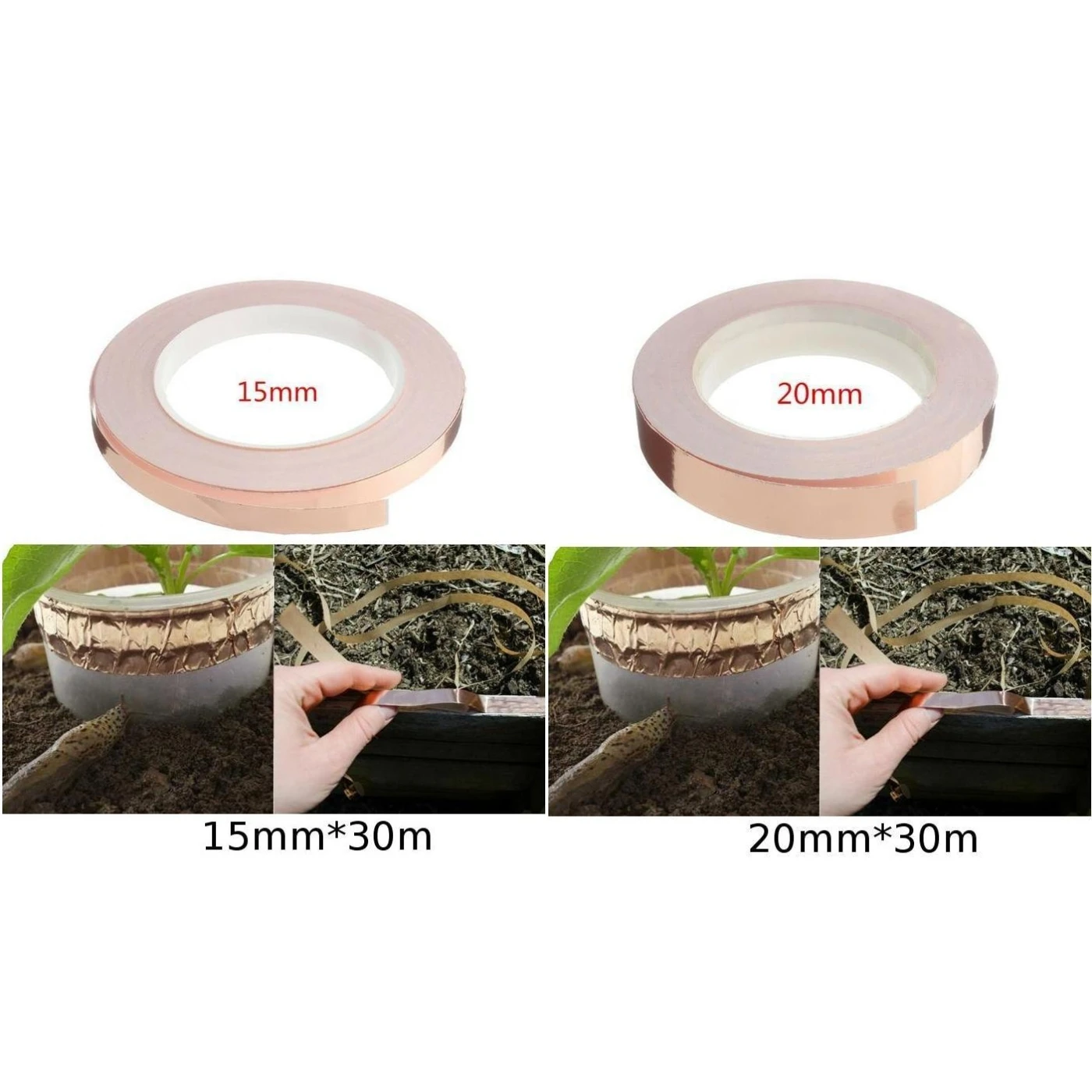 30 м клейкая проводящая медная рулонная лента Репеллент для гитарного пикапа