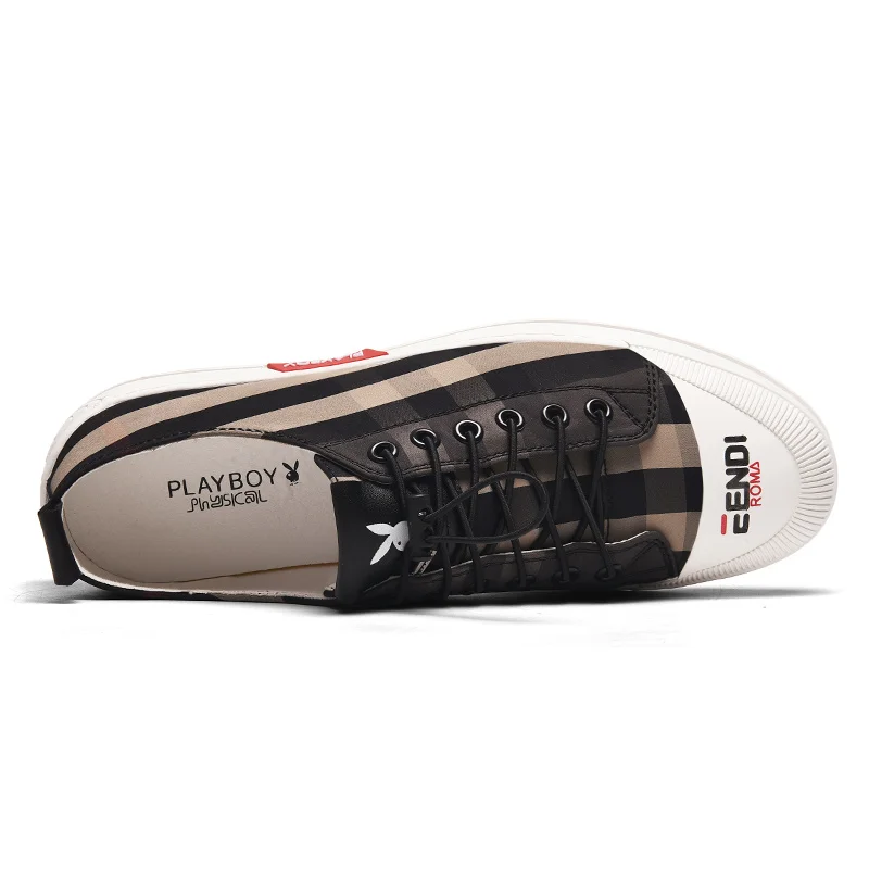 

PLAYBOY 2019 New Spring/Autumn Breathable Men Sneakers Light Men Casual Shoes Comfortable Soft Male Shoes CX9606
