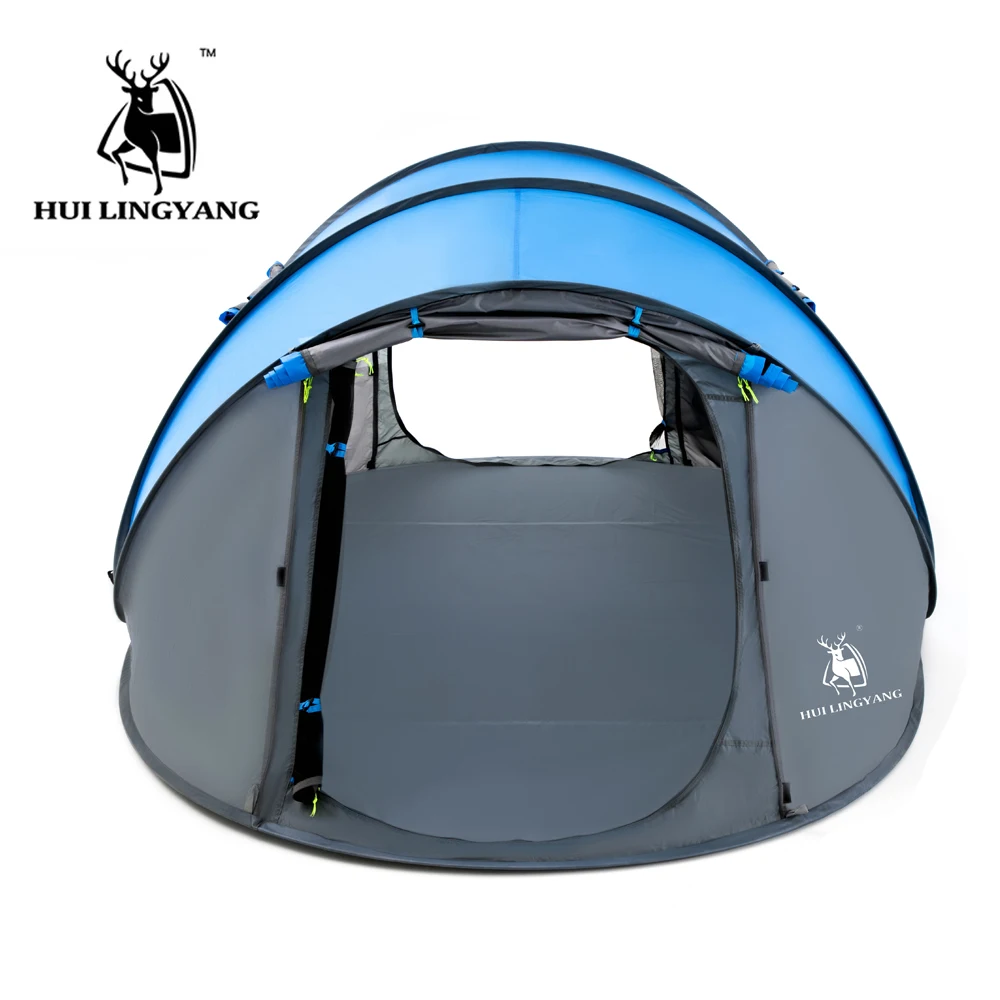 Большая палатка для отдыха на открытом воздухе 3-4-6 человек автоматическая