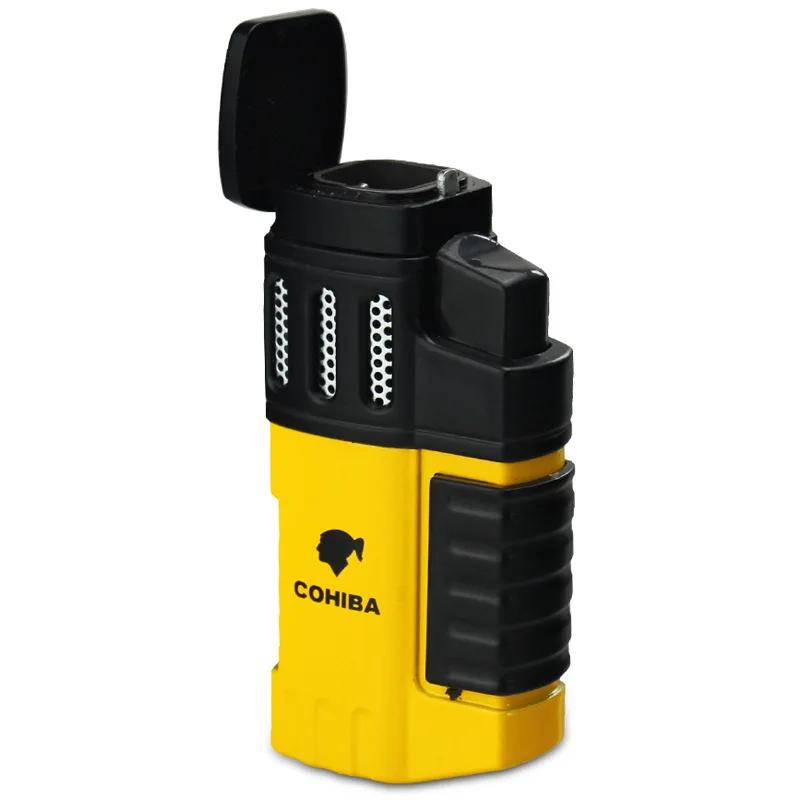 

Cigar Torch Lighter Portable Rechargeable Butane Gas Lighter Cigar Lighter Gadgets