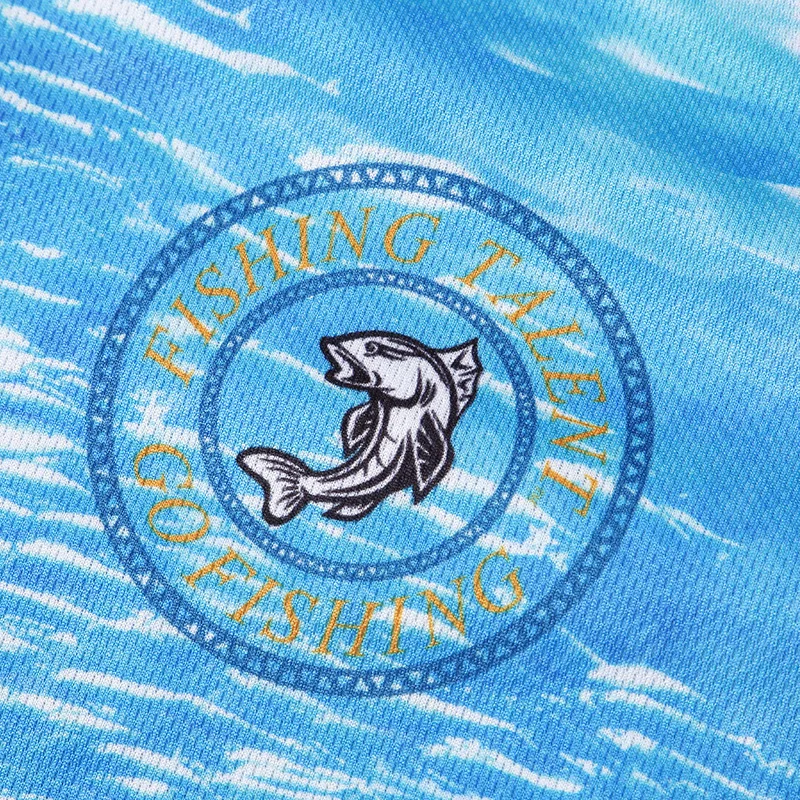 Рыбацкий топ с капюшоном рубашка длинными рукавами одежда рисунком рыбы