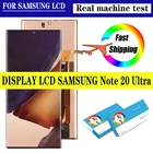 100% Оригинальный 6,9 ''дисплей для Samsung Galaxy Note 20 Ultra N985F SM-N985F ЖК сенсорный экран дигитайзер Запасные части
