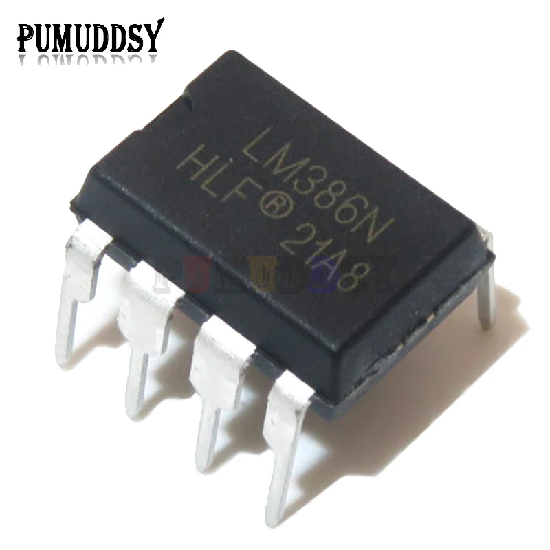 10 шт., модель LM386N, DIP8, LM386, DIP LM386N-1, Новая интегральная схема