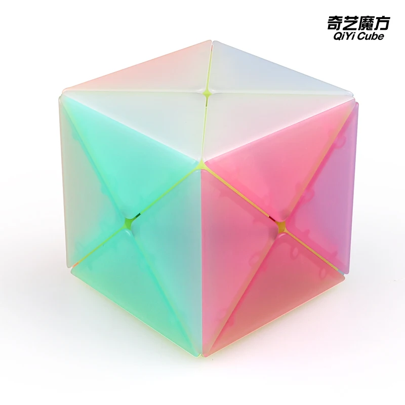 Qiyi X 3x3x3 магический куб форма желе цвет Mofangge головоломка наклейка Обучение