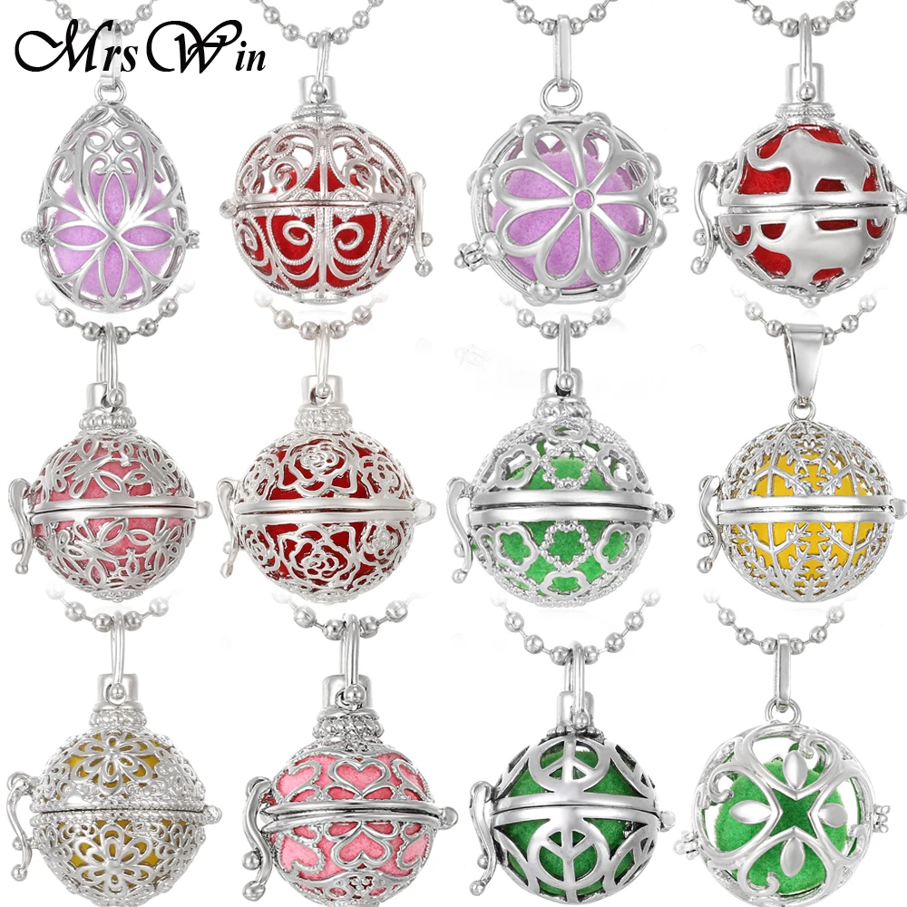 Разноцветный цветочный диффузор для ароматерапии ожерелье ювелирные изделия