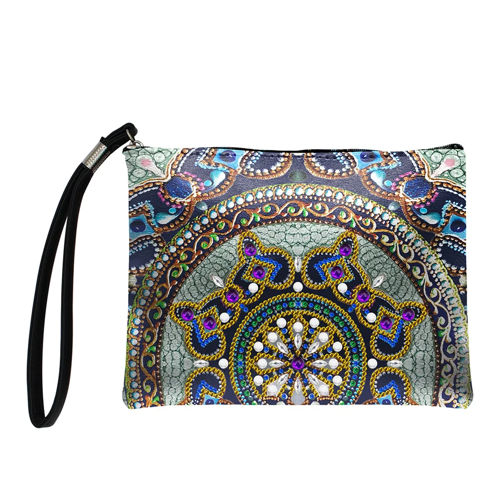 Mandala Special Shaped Diamond Painting Wallet Leather Handmade Bag DIY Embroidery Christmas Gift Girlfriend Mom | Дом и сад