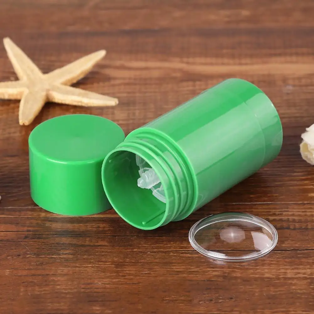 

40 ml Green AS Deodorant Tube Empty Deodorant Stick Deo For Cream For Underarms Container Balm Soil Lip Perfume T3W2
