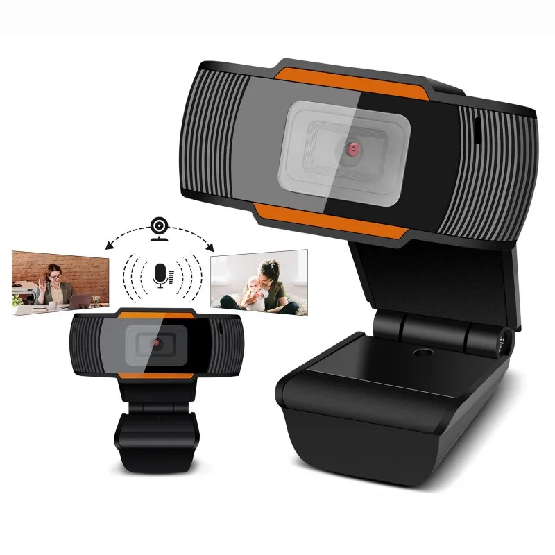 

Auto Focusing Webcam For PC Laptop Desktop HD Cam Web Camera With Microphone For Live Broadcast Video Calling Conference Work