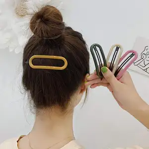 Модные Овальные Заколки для волос карамельных цветов, женские заколки для волос, заколка, аксессуары для девочек, украшение для волос, инструмент, заколка для волос, головной убор