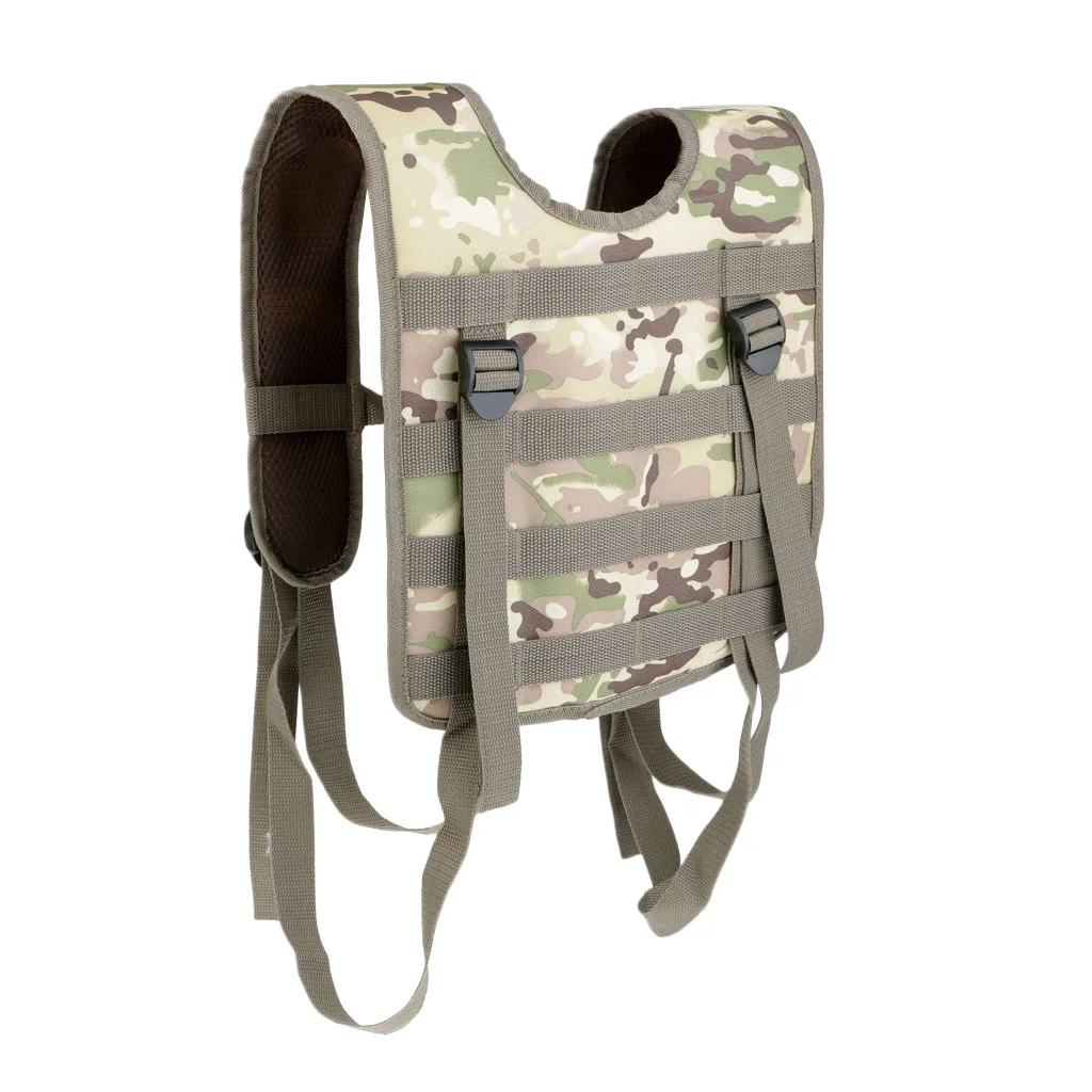 CP 18.9x6.7x2.4inch Модульный Оксфордский h-жгут Molle жилет подтяжки для боевого ремня CP 5 цветов тактический жилет для кемпинга - Цвет: CP 18.9x6.7x2.4inch
