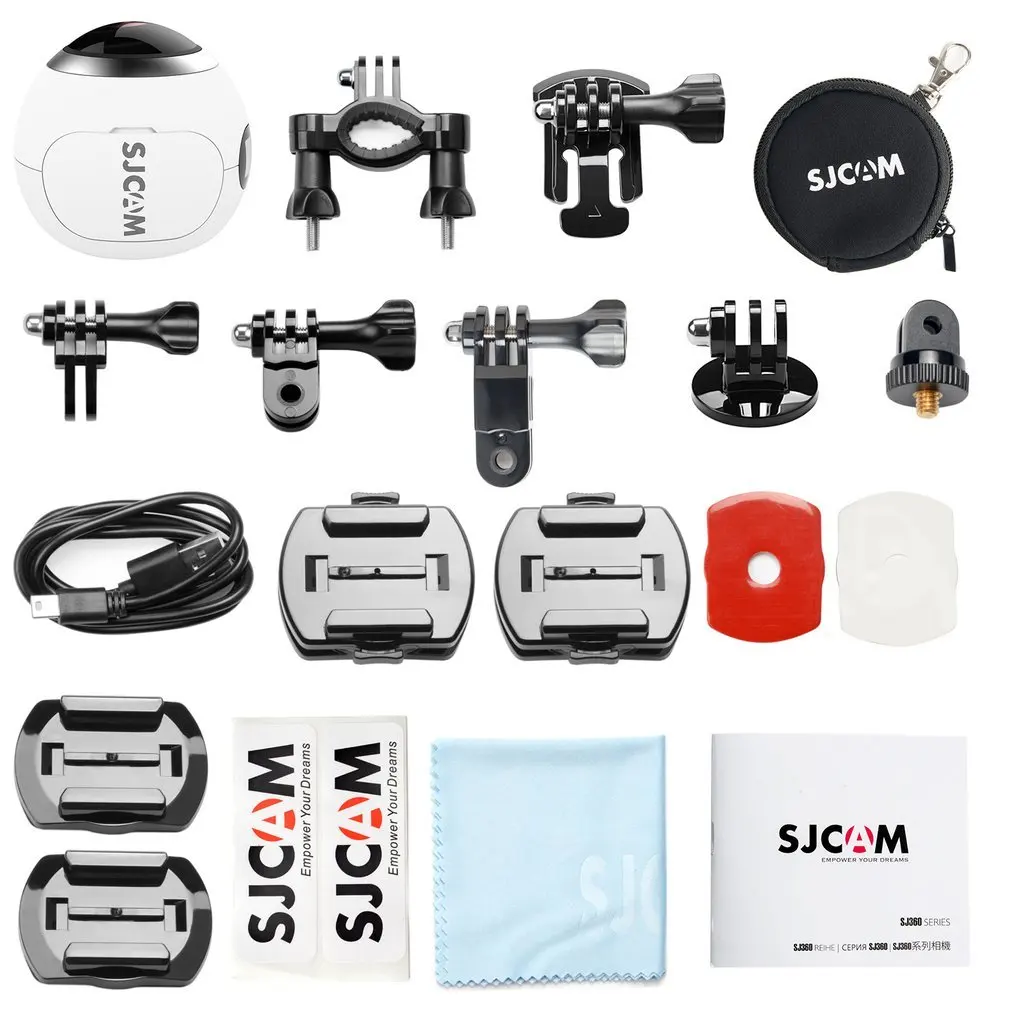 SJCAM SJ360 Panoramic Motion Camera 360 Degree VR Special Sport Diving Aerial Photography Bicycle |