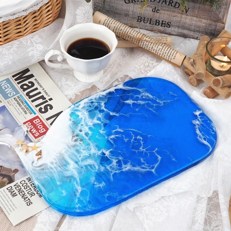 

4Pcs Tortoise Whale Tray Resin Casting Molds KitServing Tray Plate Coaster Molds
