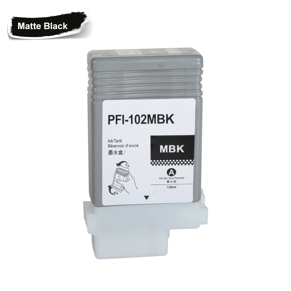 PFI-102 PFI102 пустой пополняемый картридж с чипами для Canon iPF500 iPF510 iPF600 iPF605 iPF610 iPF700 iPF710