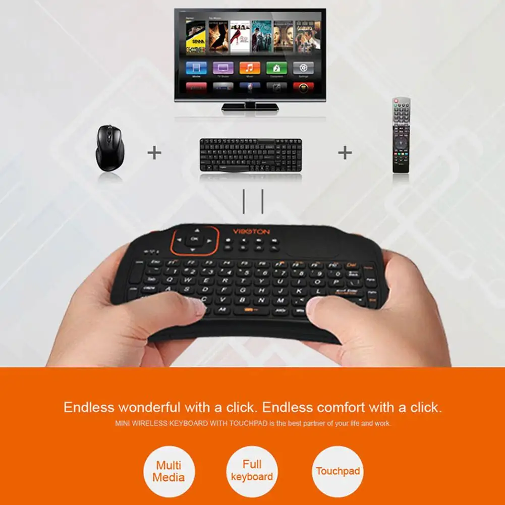 2,4 ГГц Беспроводная клавиатура Мини игровые клавиатуры для ПК/Pad/Andriod/Google tv Box механическая клавиатура для xbox 360 аксессуары