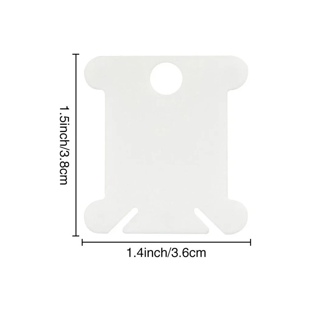 120 шт пластиковые нити шпульки с моталки перекресная строчка карты держатель для