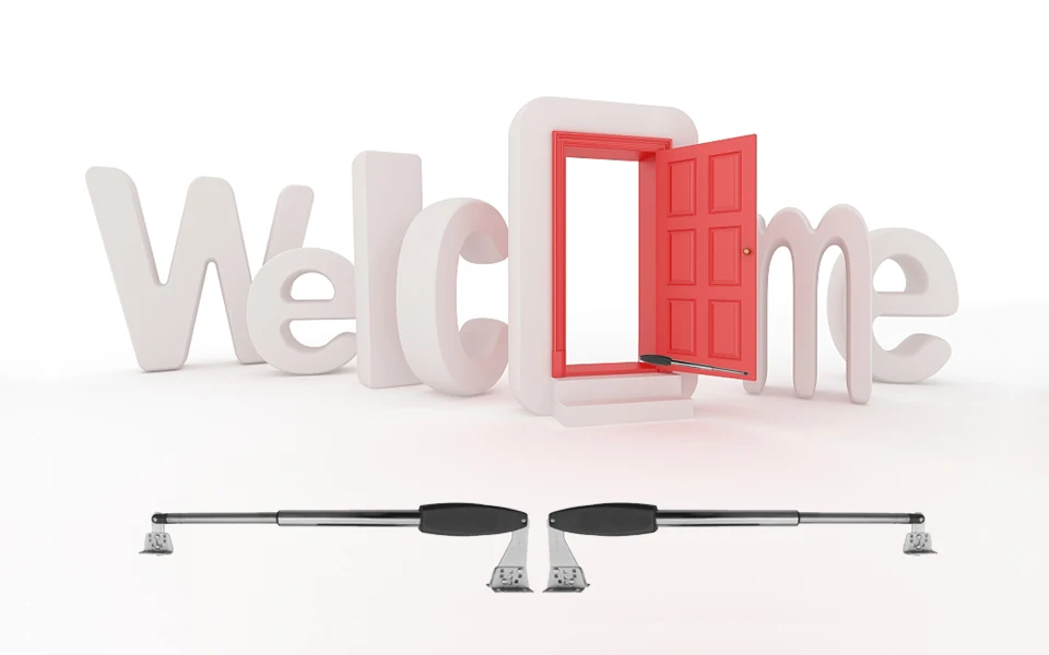 

Wireless remote control Heavy Duty Automatic Double Swing Driveway Gate Openers & Closers