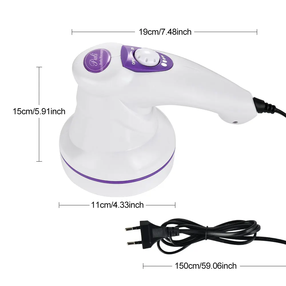 

Electric Body Massager Slimming Vibration 3 Heads Anti-cellulite Machine Massage Roller Women Shaping Kneeding Relax Beauty Tool