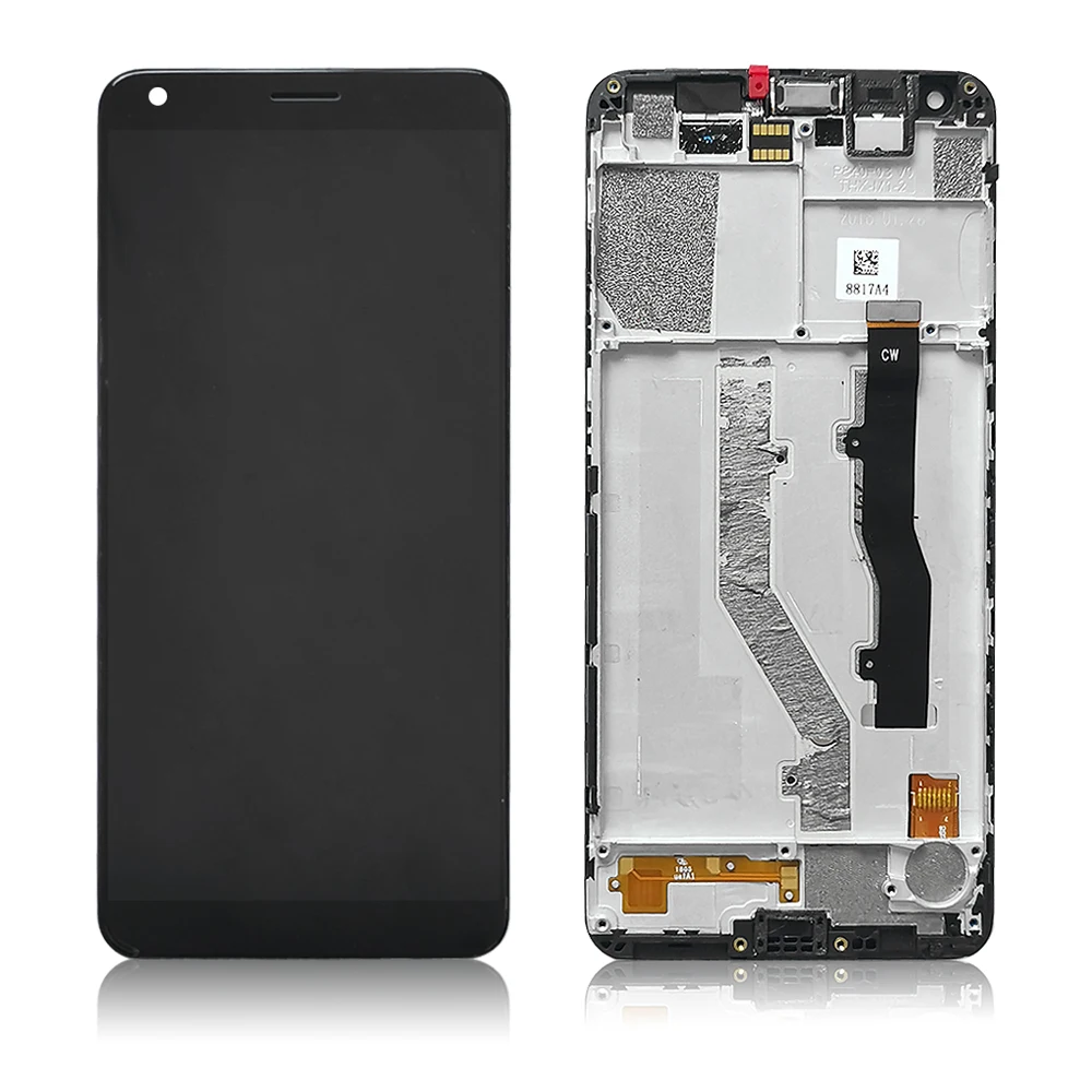 5 45 for zte blade v9 vita lcd display touch screen digitizer assembly for zte v9 vita lcd touch sensor lcd phone replacement free global shipping