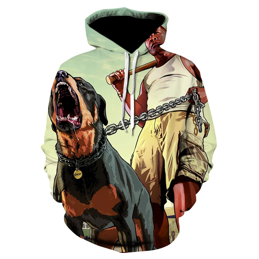 

Grand Theft Auto 3D 2020fun GTA 5 Fancy hoodies Long Sleeve Street Style hooed jacket High Quality Unisex gta5 game sweatshirt