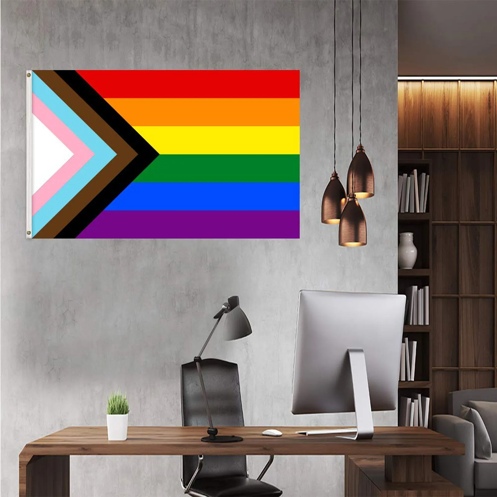 1 шт. 100% полиэстер для внутреннего и наружного использования Радужный Флаг Радуга