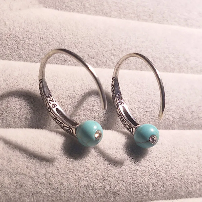 Модные богемные Висячие серьги для женщин этнические Brinco резные винтажные Ретро