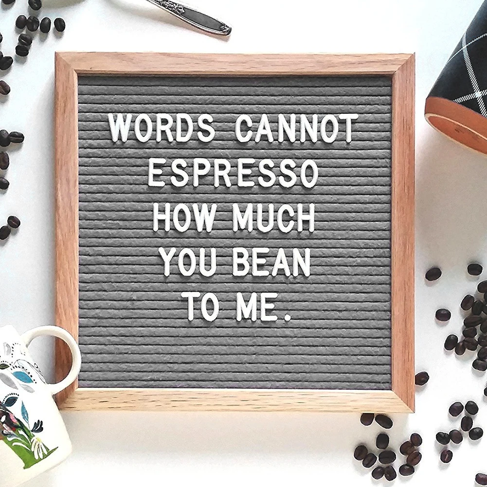 Войлочная модная детская офисная сменная доска с английским алфавитом и