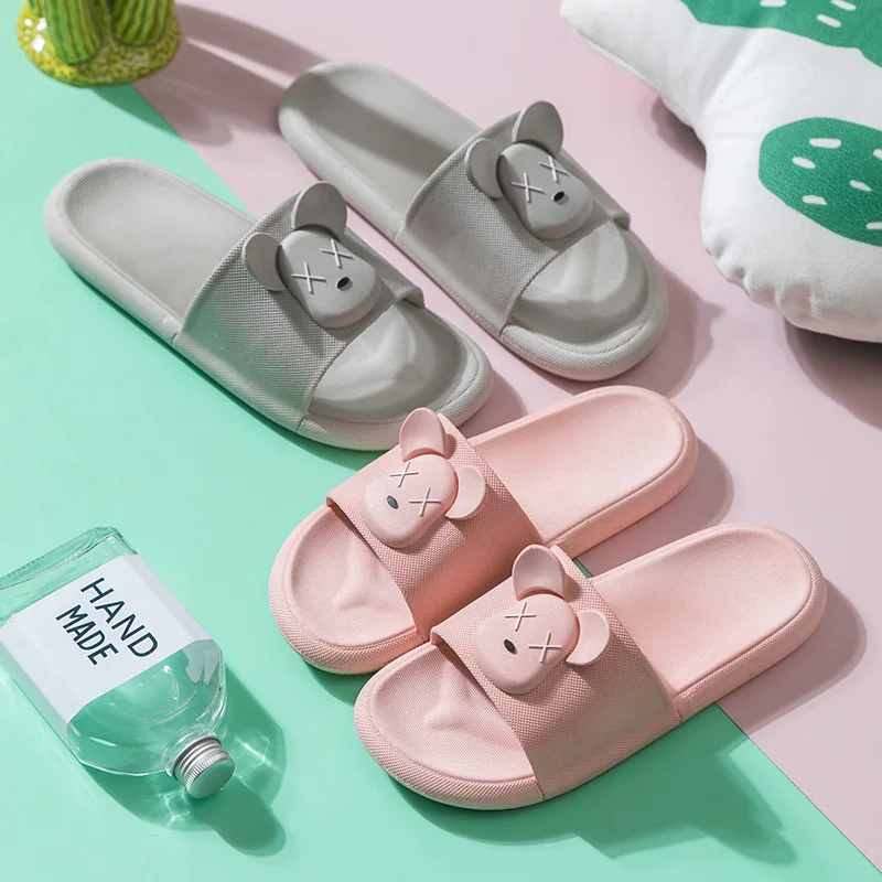 Женская обувь Нескользящие пляжные шлепанцы для девушек женские сандалии ванной