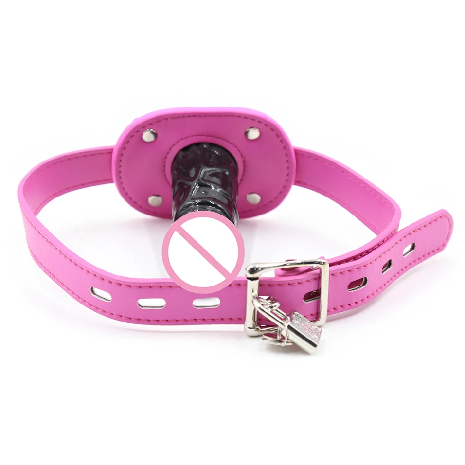 CamaTech из искусственной кожи Силиконовые анальные затычки ремень на кляп в виде