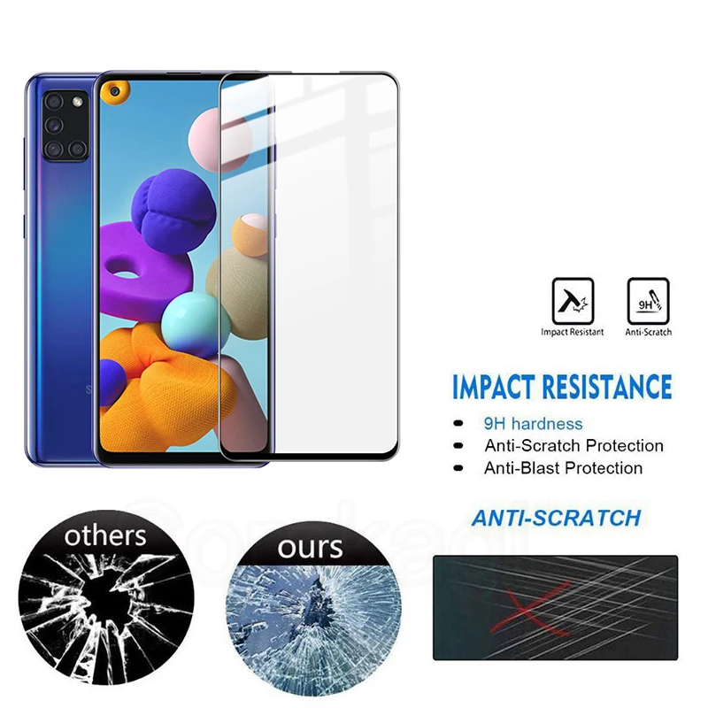 2 шт. защитная пленка для Samsung Galaxy A21S A31 A41 A51 A71 A01 A11 M21 M31 M11 M01|Защитные стёкла и