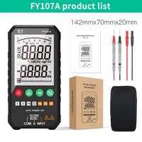 fuyi digital multimeter 6000 counts true rms acdc voltage tester resistance capacity frequency continuity diode ncv meter