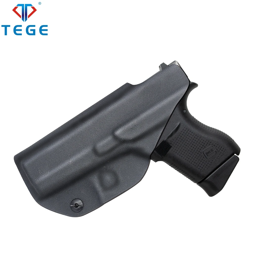 

TEGE Kydex IWB Case Concealed Carry Light Small Size Men Women Military Tactical Police Civilian Pistol Holster Fits Glock 43