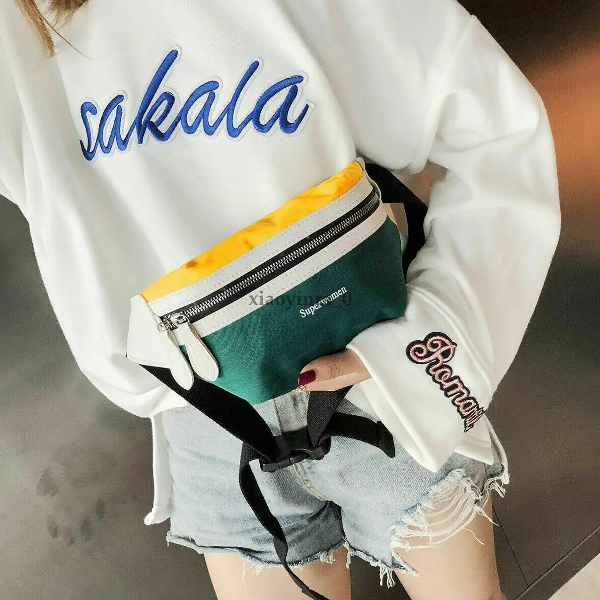 

New Fanny Pack Mens Womens Waist Hip Belt Bag Crossbody Pouch Travel Sport Bum