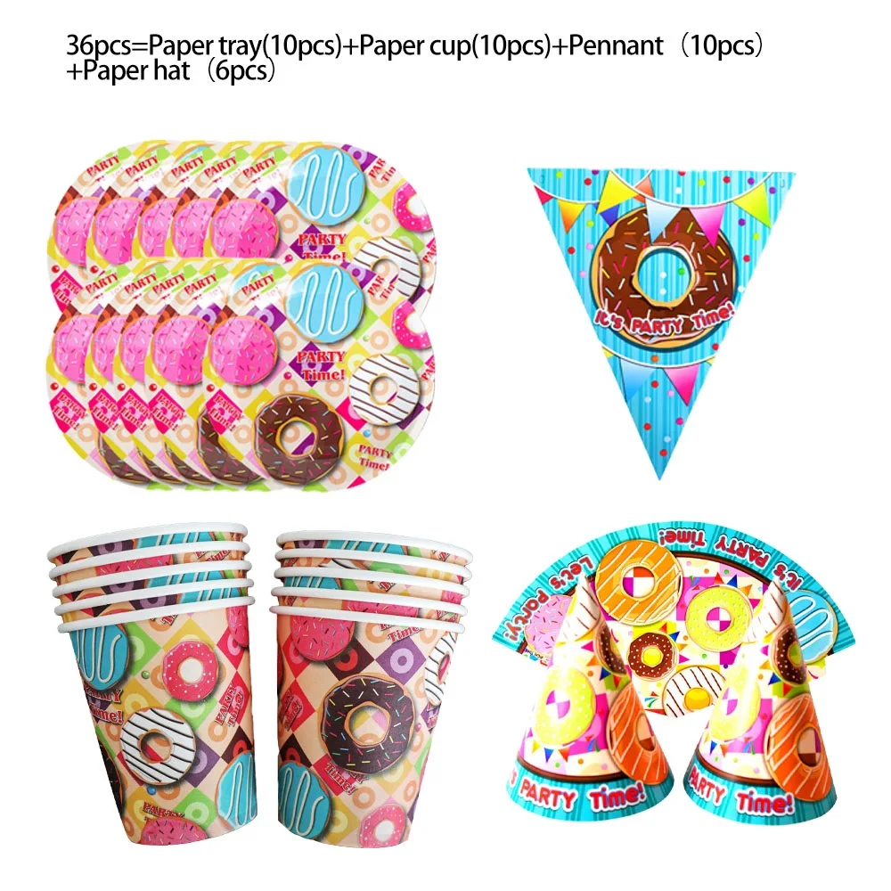 Пончики украшение для дня рождения товары вечерние Ринок баннер будущей мамы