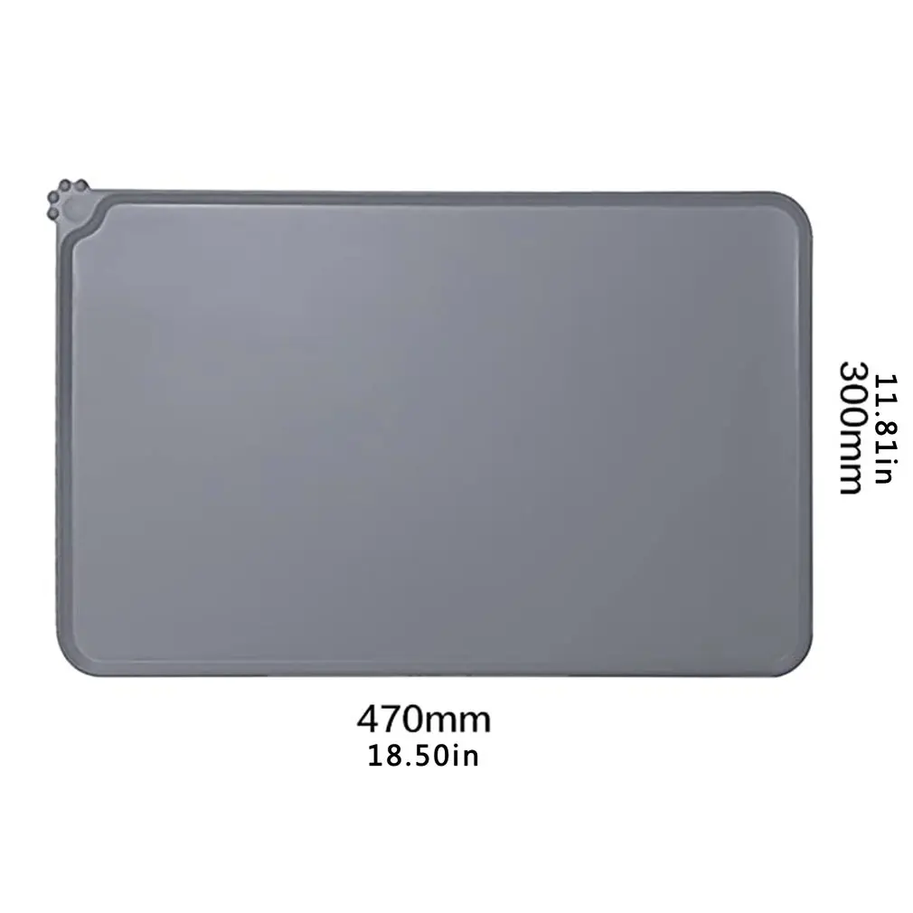

Silicone Pet Placemat Waterproof Non-Slip Anti-Leakage Food Mat Cat And Dog Mat Silicone Insulation Pads