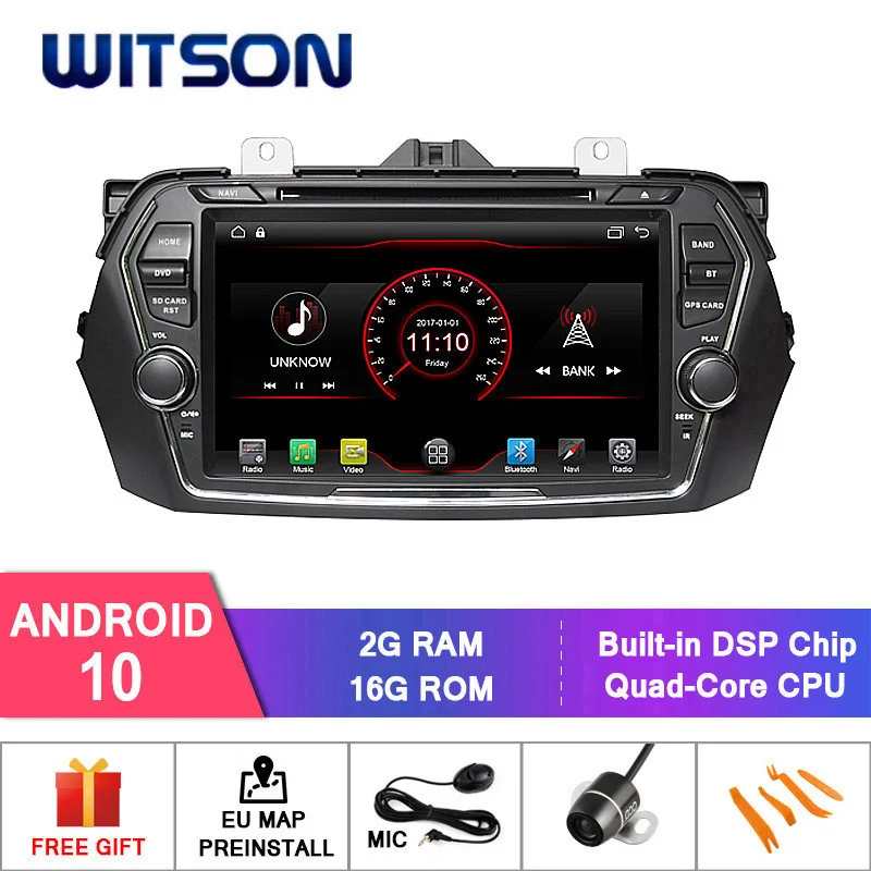 WITSON Android 10 0 2 Гб ОЗУ 16 флэш радио для SUZUKI CIAZ/ALIVIO GPS + DAB OBD TPMS DVR